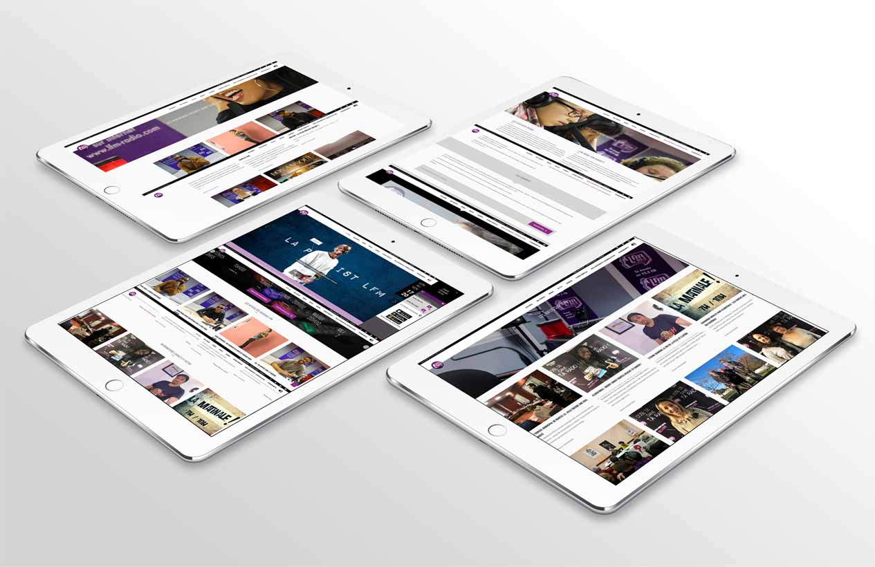 LFM Radio, site institutionnel sous WordPress - 78 Mantes Yvelines