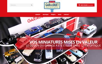 GARAJOUET boutique de gagrage miniature de voitures collections, avec Prestashop