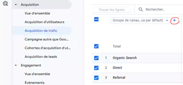 Suivi AEO. Pour afficher les sources IA dans Google Analytics 1/3